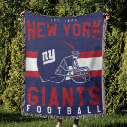 NFL New York Giants Football Team Woven Tapestry Blanket Amazing Gift For Fans And Friends Home Decor NYW35