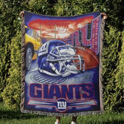 NFL New York Giants Football Team Woven Tapestry Blanket Amazing Gift For Fans And Friends Home Decor NYW38