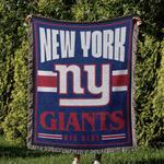nfl new york giants football team woven tapestry blanket amazing gift for fans and friends home decor nyw4