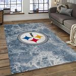 nfl pittsburgh steelers football team logo sport carpet area rug home decor best gift for friends dark room psf35