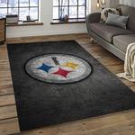 nfl pittsburgh steelers football team logo sport carpet area rug home decor best gift for friends dark room psf37