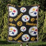 nfl pittsburgh steelers football team woven tapestry blanket amazing gift for fans and friends home decor psw49