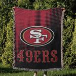 nfl san francisco 49ers football team woven tapestry blanket amazing gift for fans and friends home decor sfw15