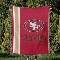 NFL San Francisco 49ers Football Team Woven Tapestry Blanket Amazing Gift For Fans And Friends Home Decor SFW16