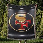 nfl san francisco 49ers football team woven tapestry blanket amazing gift for fans and friends home decor sfw2