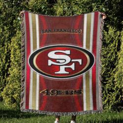 NFL San Francisco 49ers Football Team Woven Tapestry Blanket Amazing Gift For Fans And Friends Home Decor SFW25