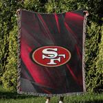 nfl san francisco 49ers football team woven tapestry blanket amazing gift for fans and friends home decor sfw6