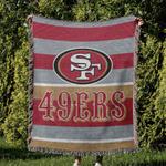 nfl san francisco 49ers football team woven tapestry blanket amazing gift for fans and friends home decor sfw7
