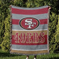 NFL San Francisco 49ers Football Team Woven Tapestry Blanket Amazing Gift For Fans And Friends Home Decor SFW7