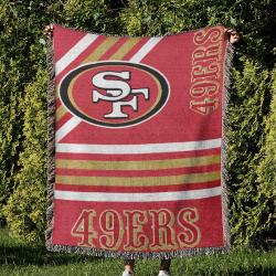 NFL San Francisco 49ers Football Team Woven Tapestry Blanket Amazing Gift For Fans And Friends Home Decor SFW8