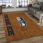 nfl seattle seahawks football team logo sport carpet area rug home decor best gift for friends dark room ss30