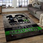 nfl seattle seahawks football team logo sport carpet area rug home decor best gift for friends dark room ss35