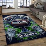 nfl seattle seahawks football team logo sport carpet area rug home decor best gift for friends dark room ss71