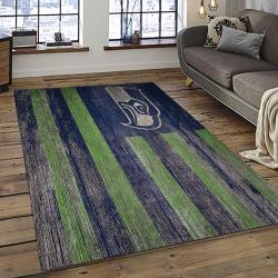 NFL Seattle Seahawks Rectangle Rug Personalized Non-Slip Carpet Gift For Football Fans SS86