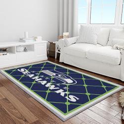 nfl seattle seahawks football team logo sport carpet area rug home decor best gift for friends light room ss32