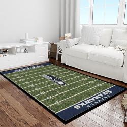 nfl seattle seahawks football team logo sport carpet area rug home decor best gift for friends light room ss33