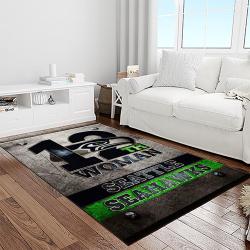 nfl seattle seahawks football team logo sport carpet area rug home decor best gift for friends light room ss35