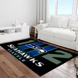 nfl seattle seahawks football team logo sport carpet area rug home decor best gift for friends light room ss36