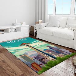 nfl seattle seahawks football team logo sport carpet area rug home decor best gift for friends light room ss43