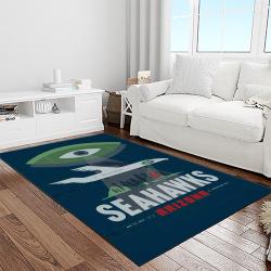 nfl seattle seahawks football team logo sport carpet area rug home decor best gift for friends light room ss48