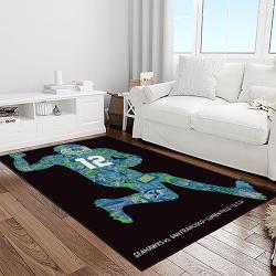 nfl seattle seahawks football team logo sport carpet area rug home decor best gift for friends light room ss49