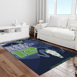 nfl seattle seahawks football team logo sport carpet area rug home decor best gift for friends light room ss50
