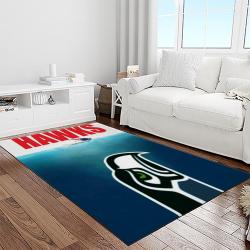 nfl seattle seahawks football team logo sport carpet area rug home decor best gift for friends light room ss57