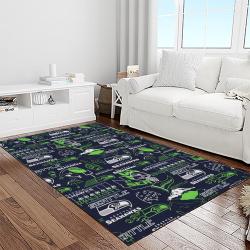 nfl seattle seahawks football team logo sport carpet area rug home decor best gift for friends light room ss58