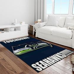 nfl seattle seahawks football team logo sport carpet area rug home decor best gift for friends light room ss66