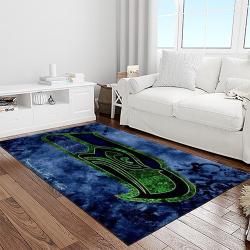 nfl seattle seahawks football team logo sport carpet area rug home decor best gift for friends light room ss67