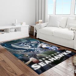 nfl seattle seahawks football team logo sport carpet area rug home decor best gift for friends light room ss69