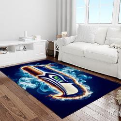 nfl seattle seahawks football team logo sport carpet area rug home decor best gift for friends light room ss74