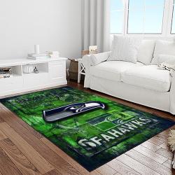nfl seattle seahawks football team logo sport carpet area rug home decor best gift for friends light room ss76