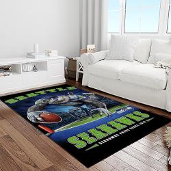 nfl seattle seahawks football team logo sport carpet area rug home decor best gift for friends light room ss78