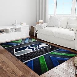 nfl seattle seahawks football team logo sport carpet area rug home decor best gift for friends light room ss83