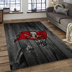 NFL Tampa Bay Buccaneers Rectangle Rug Personalized Non-Slip Carpet Gift For Football Fans TPBB70