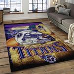 nfl tennessee titans football team logo sport carpet area rug home decor best gift for friends dark room tt44