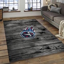 NFL Tennessee Titans Rectangle Rug Personalized Non-Slip Carpet Gift For Football Fans TT72