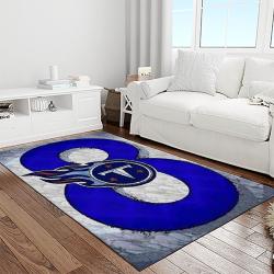 nfl tennessee titans football team logo sport carpet area rug home decor best gift for friends light room tt42