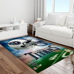 nfl tennessee titans football team logo sport carpet area rug home decor best gift for friends light room tt46
