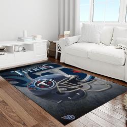 nfl tennessee titans football team logo sport carpet area rug home decor best gift for friends light room tt47