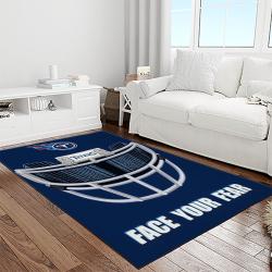 nfl tennessee titans football team logo sport carpet area rug home decor best gift for friends light room tt53