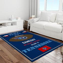 nfl tennessee titans football team logo sport carpet area rug home decor best gift for friends light room tt54