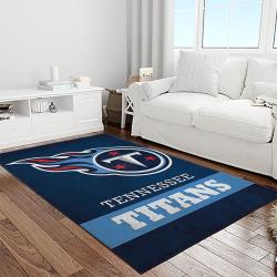 nfl tennessee titans football team logo sport carpet area rug home decor best gift for friends light room tt57
