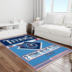 nfl tennessee titans football team logo sport carpet area rug home decor best gift for friends light room tt59