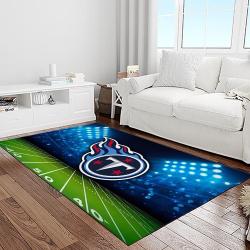 nfl tennessee titans football team logo sport carpet area rug home decor best gift for friends light room tt66