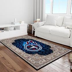 nfl tennessee titans football team logo sport carpet area rug home decor best gift for friends light room tt70