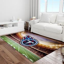 nfl tennessee titans football team logo sport carpet area rug home decor best gift for friends light room tt75