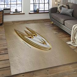 NHL Anaheim Ducks Rectangle Rug Personalized Non-Slip Carpet Gift For Ice Hockey Fans AHD11