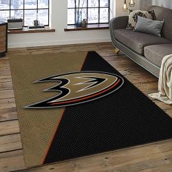 NHL Anaheim Ducks Rectangle Rug Personalized Non-Slip Carpet Gift For Ice Hockey Fans AHD17
